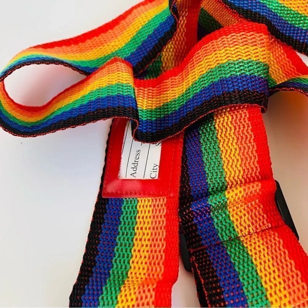 Rainbow Nylon Web Belt - Picture 2 of 2